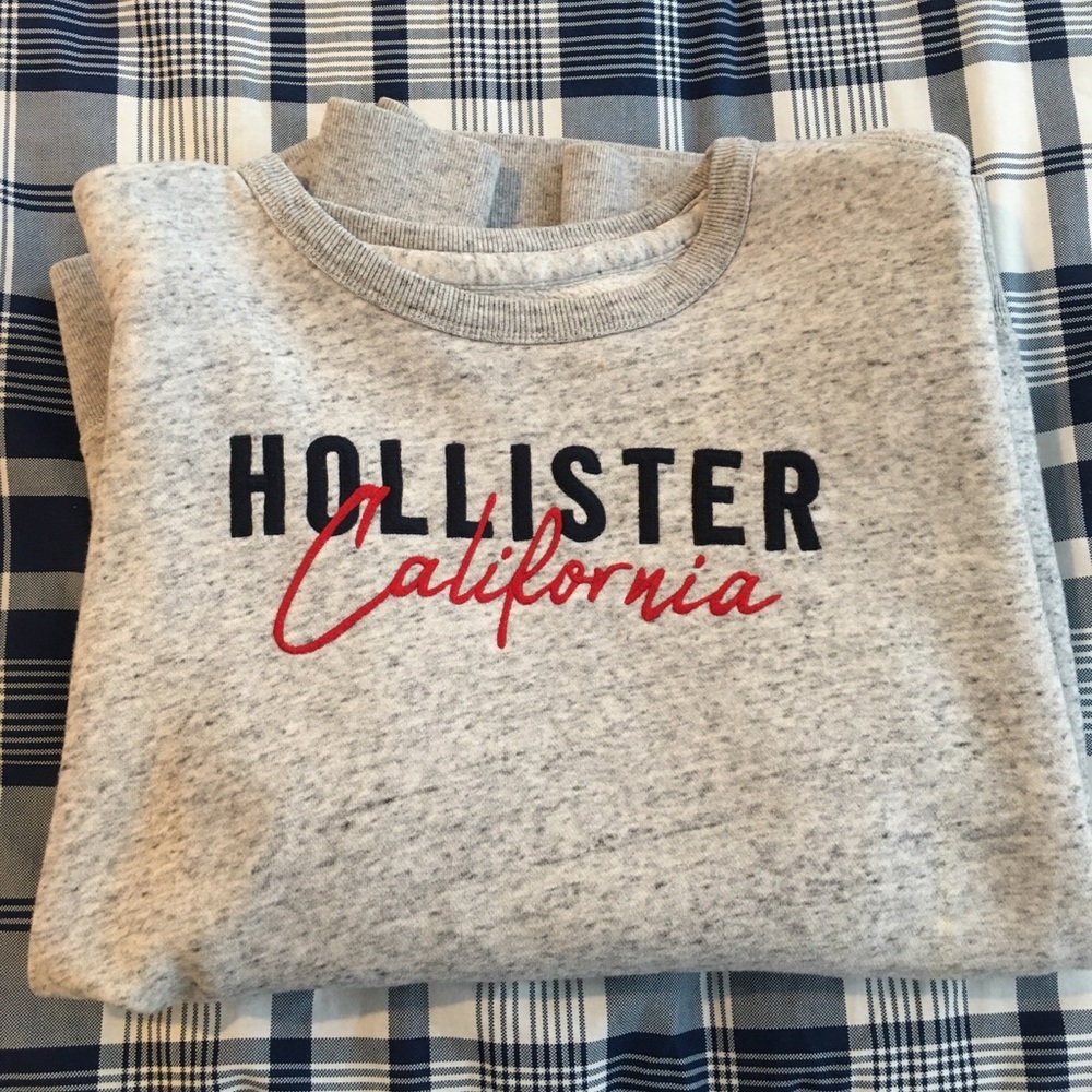 Hollister Grey Crewneck